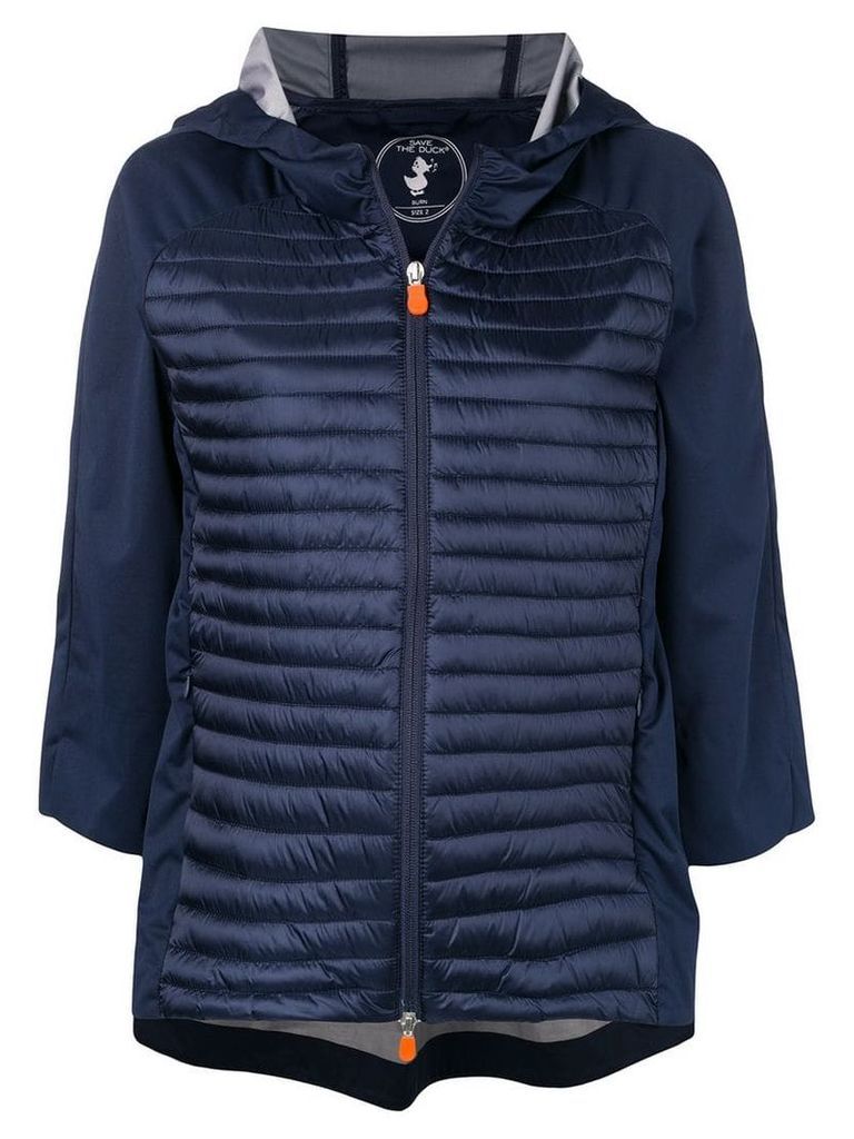 Save The Duck hooded padded jacket - Blue
