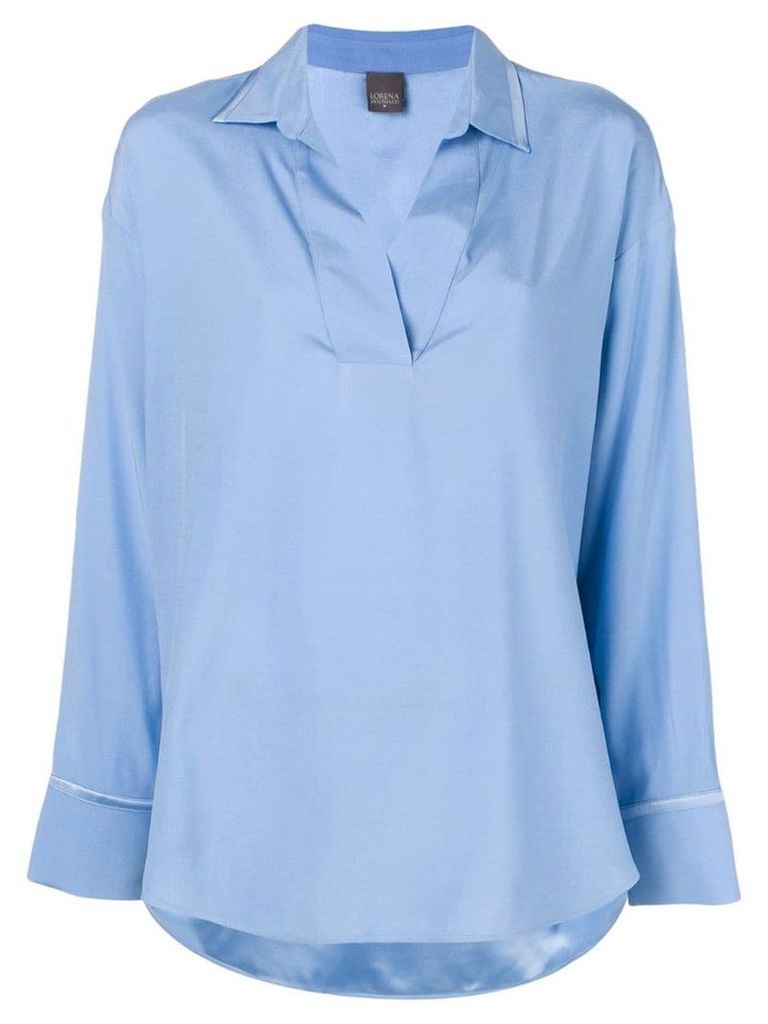 Lorena Antoniazzi loose-fit shirt - Blue