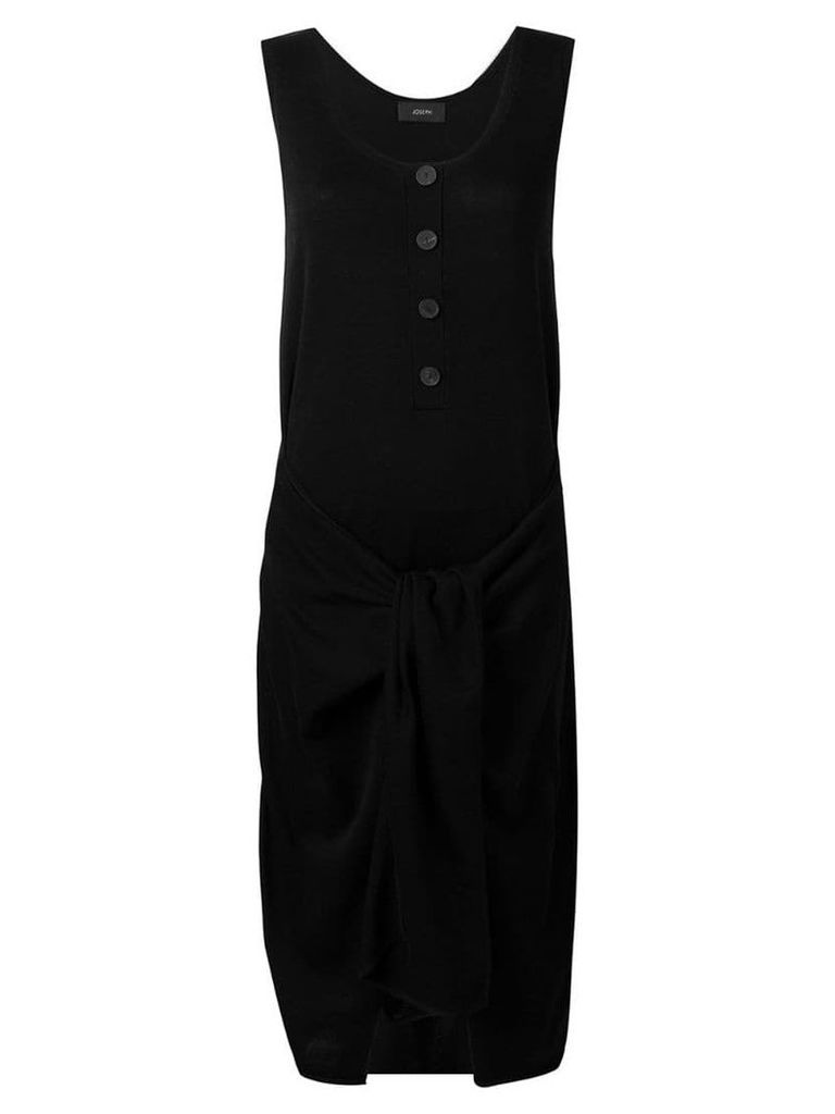 Joseph knitted tied front dress - Black