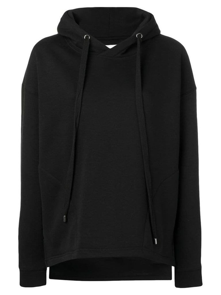 Lala Berlin rhinestone-embellished logo hoodie - Black