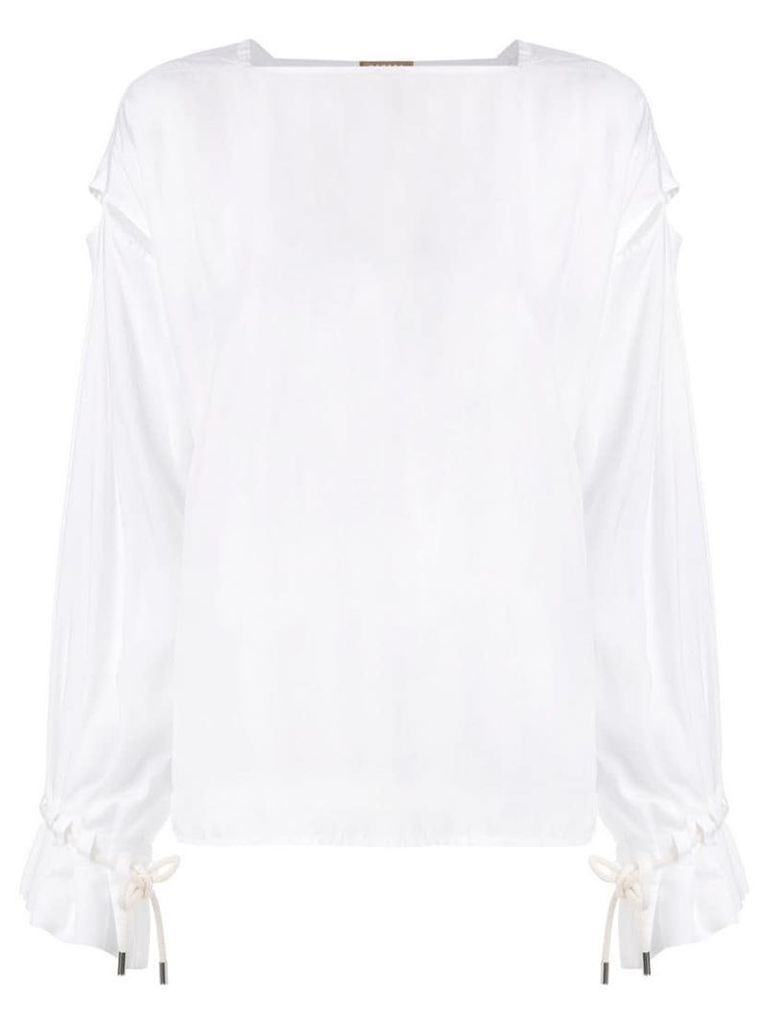 Nehera Baka fluid modal twill blouse - White
