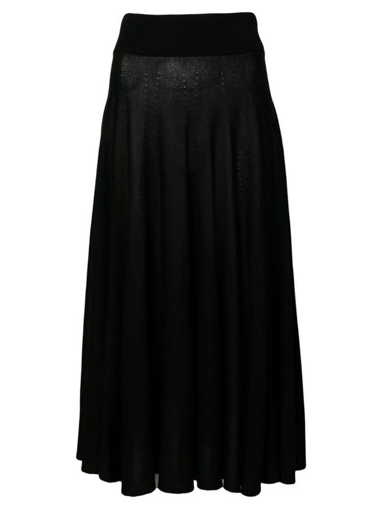 Mm6 Maison Margiela pleated skirt - Black