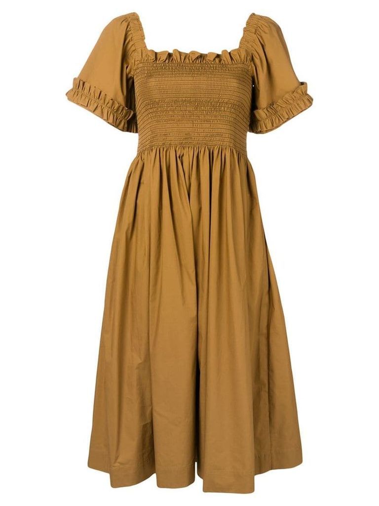 Molly Goddard brown Adelaide dress