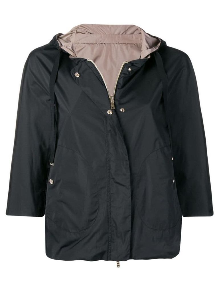 Herno hooded rain jacket - Black