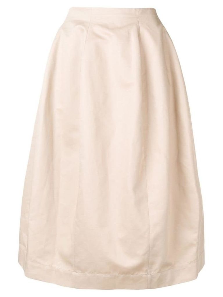 Marni A-line skirt - Neutrals