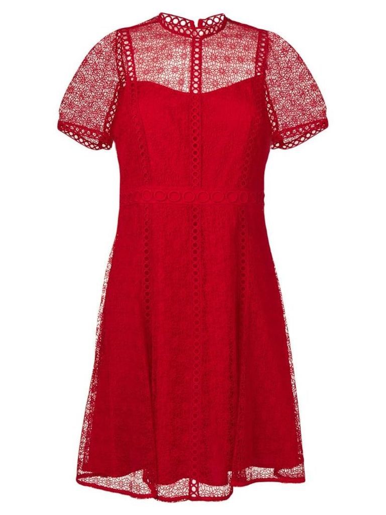 Michael Michael Kors floral lace dress - Red