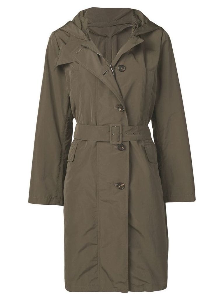 Max Mara belted trench coat - Green