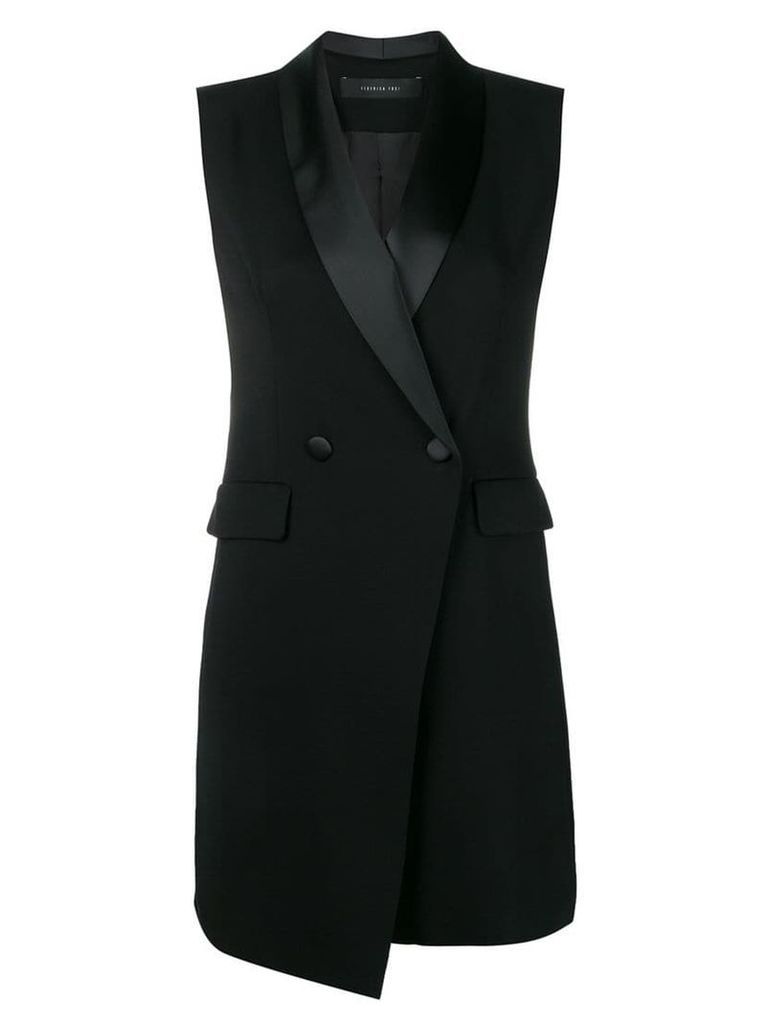 Federica Tosi sleeveless blazer dress - Black