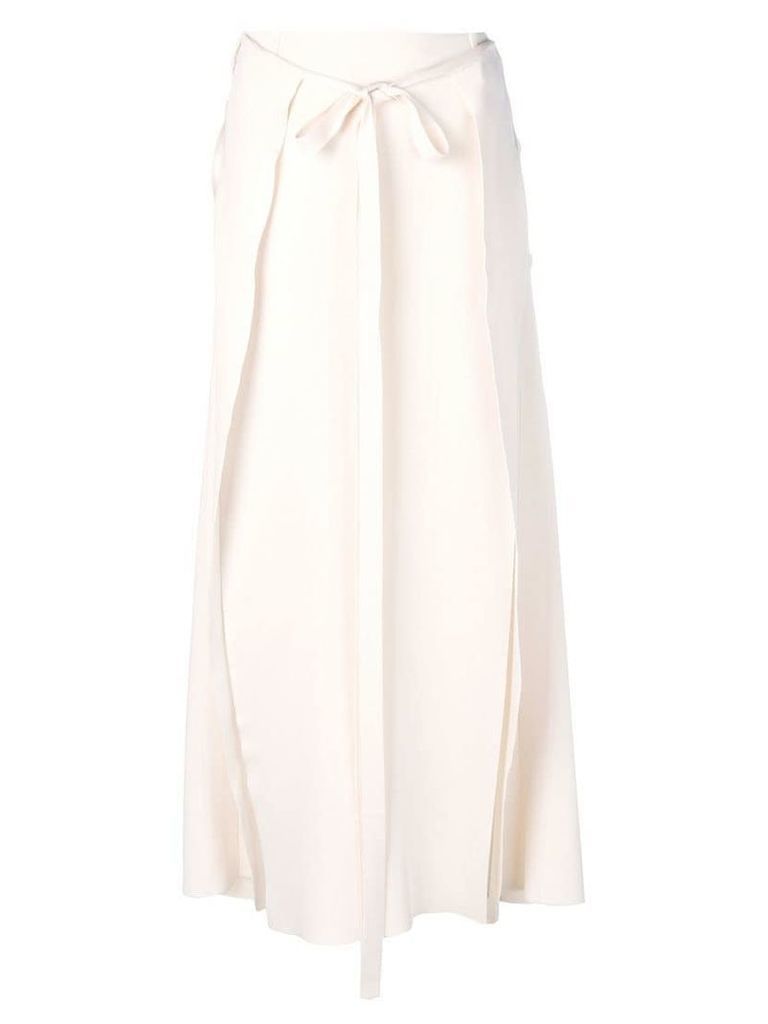 Sonia Rykiel wrap midi skirt - White