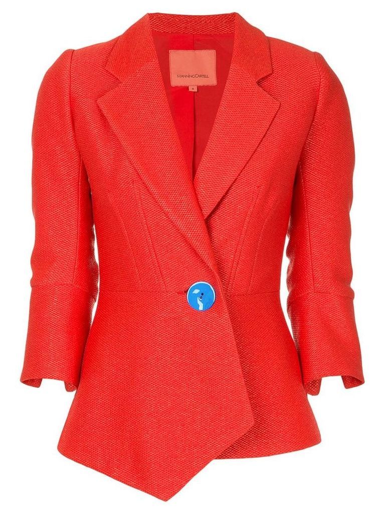Manning Cartell contrast button blazer - Red