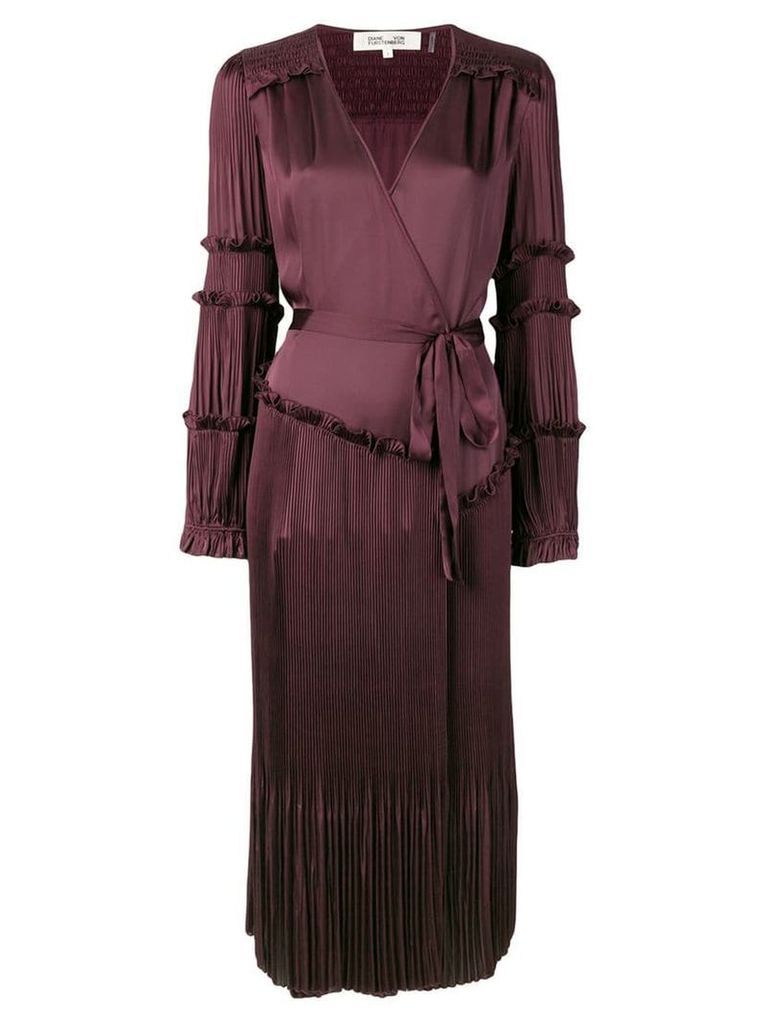 Diane von Furstenberg purple Keira dress