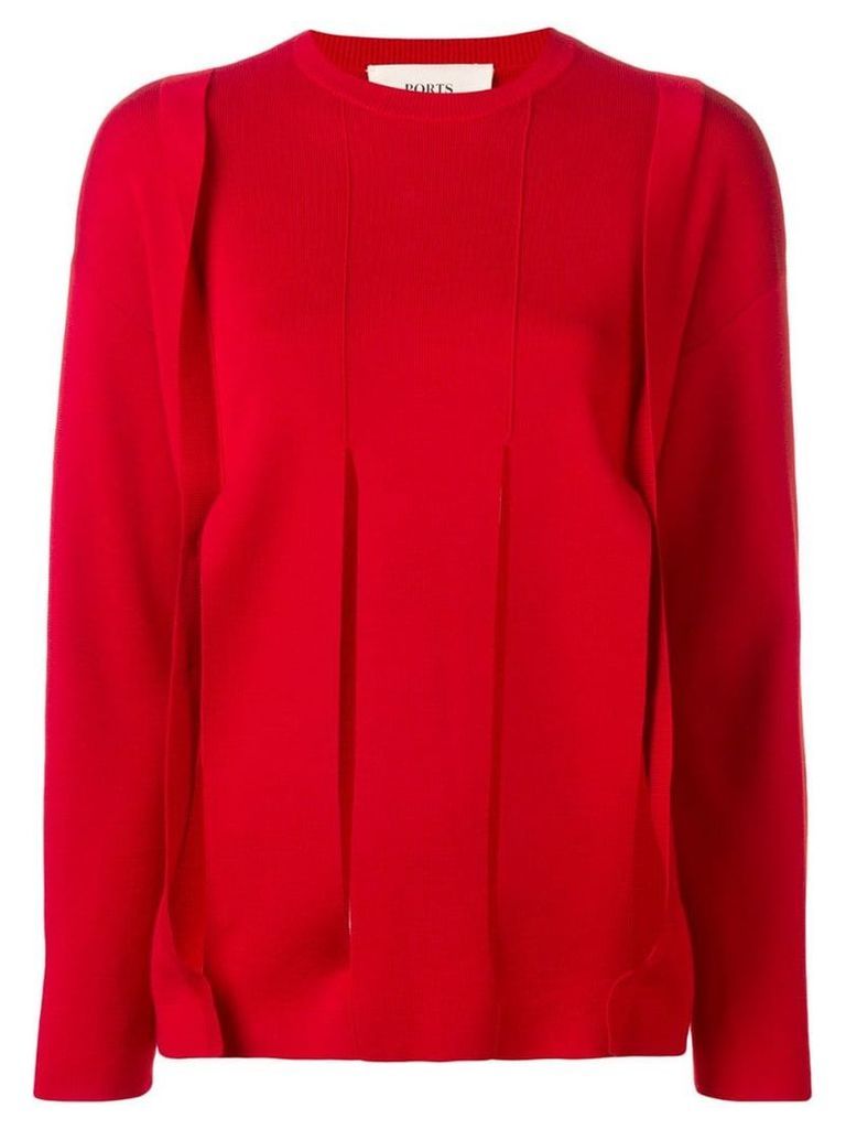 Ports 1961 cut-out detail jumper - Red