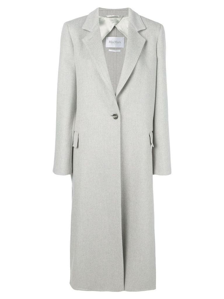 Max Mara single breasted coat - Grey