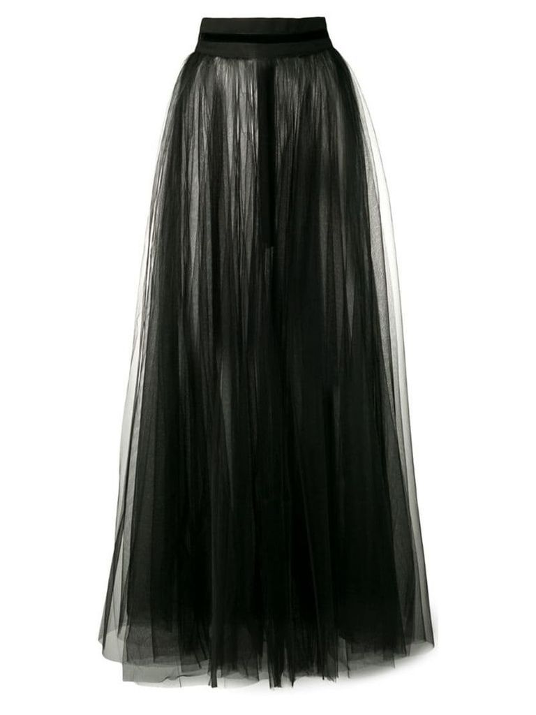 Loulou sheer full skirt - Black