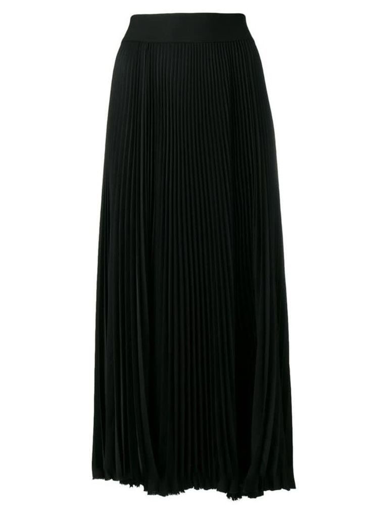 Poiret micro-pleated midi skirt - Black