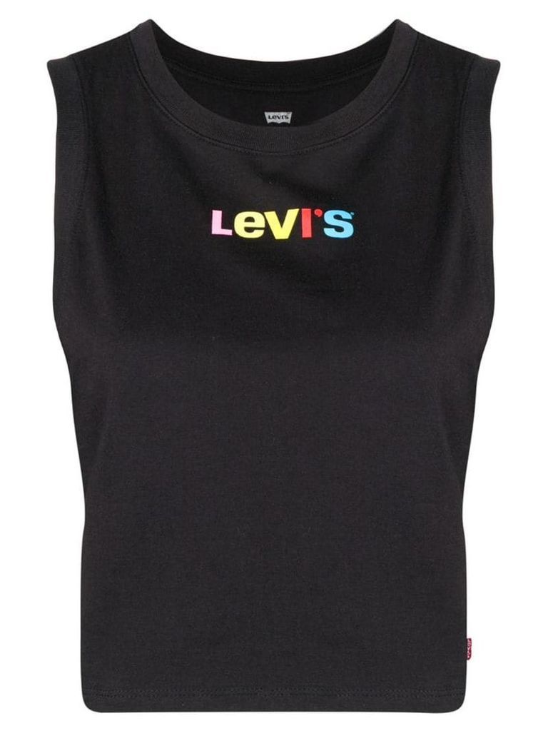 Levi's logo print tank top - Black