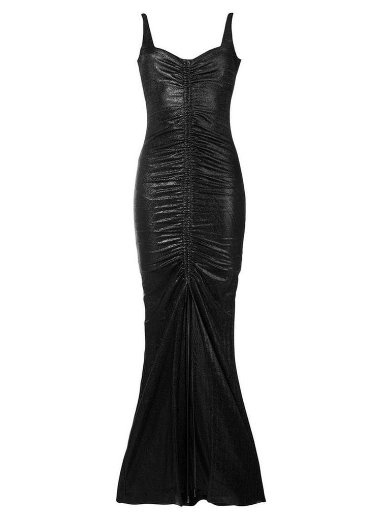 Galvan Sahara ruched dress - Black