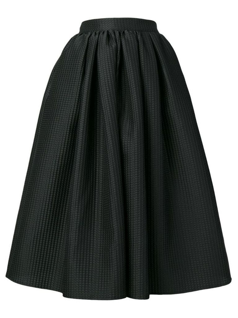 MSGM textured flared skirt - Black
