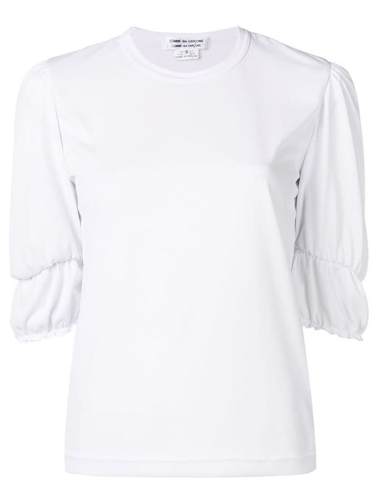 Comme Des Garçons Comme Des Garçons blouse with ballon sleeves - White