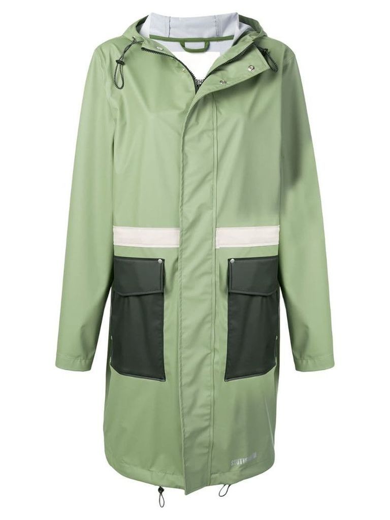 Stutterheim Holma Print lightweight raincoat - Green