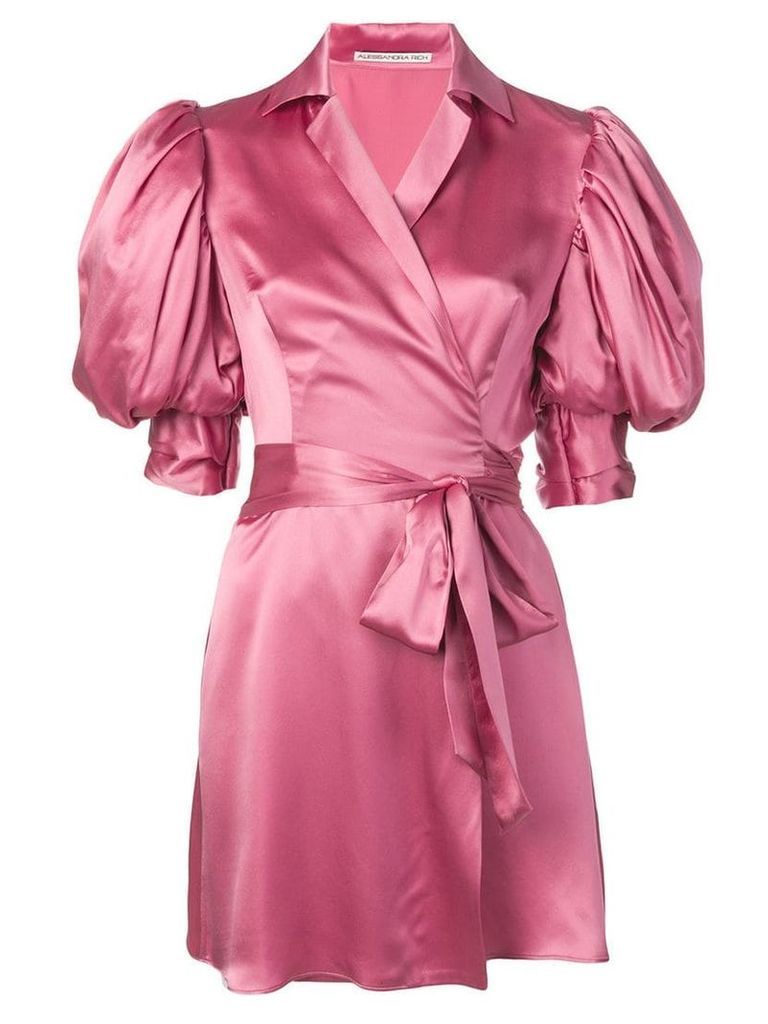 Alessandra Rich belted dress - Pink