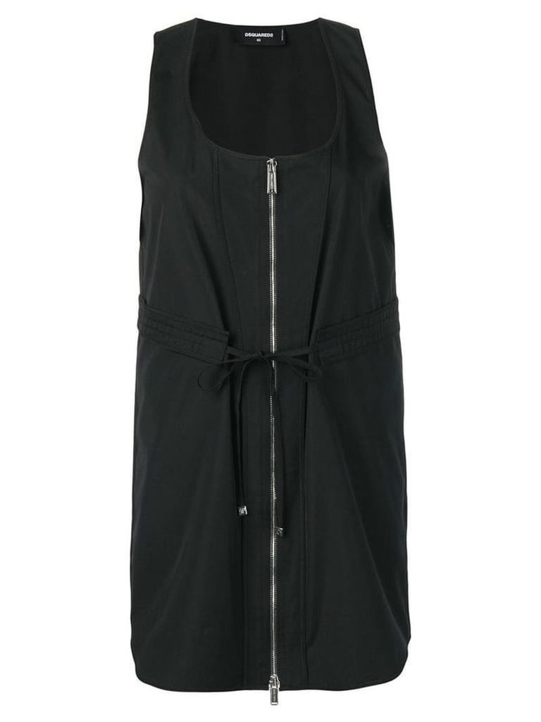 Dsquared2 zipped mini dress - Black