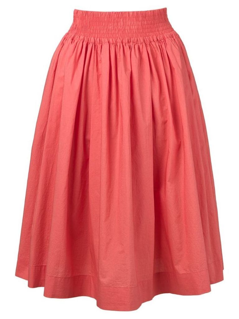 Woolrich flared midi skirt - Pink