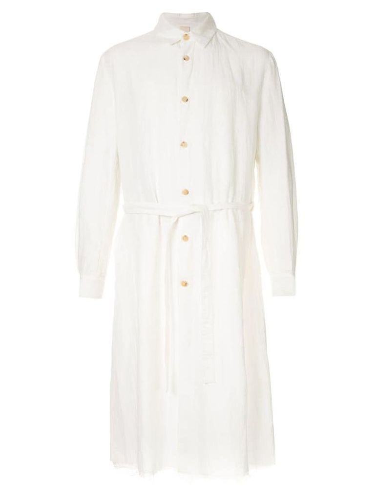Forme D'expression long oversized shirtJuxtaposed Shirt Coat - White