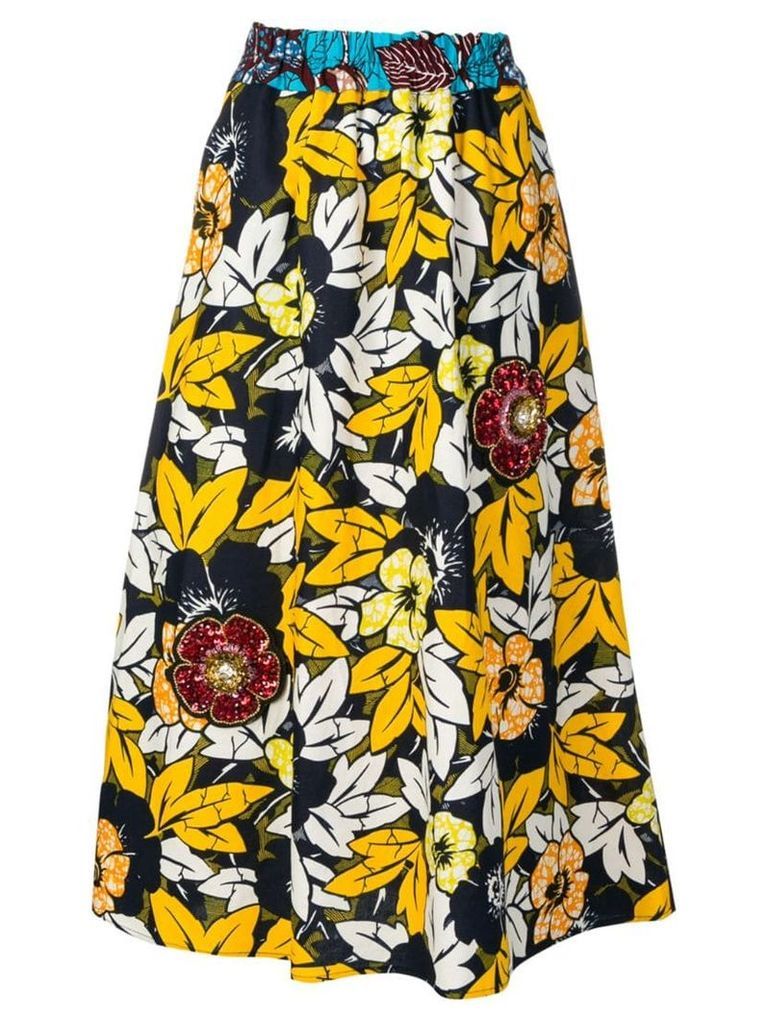 5 Progress floral print skirt - Yellow