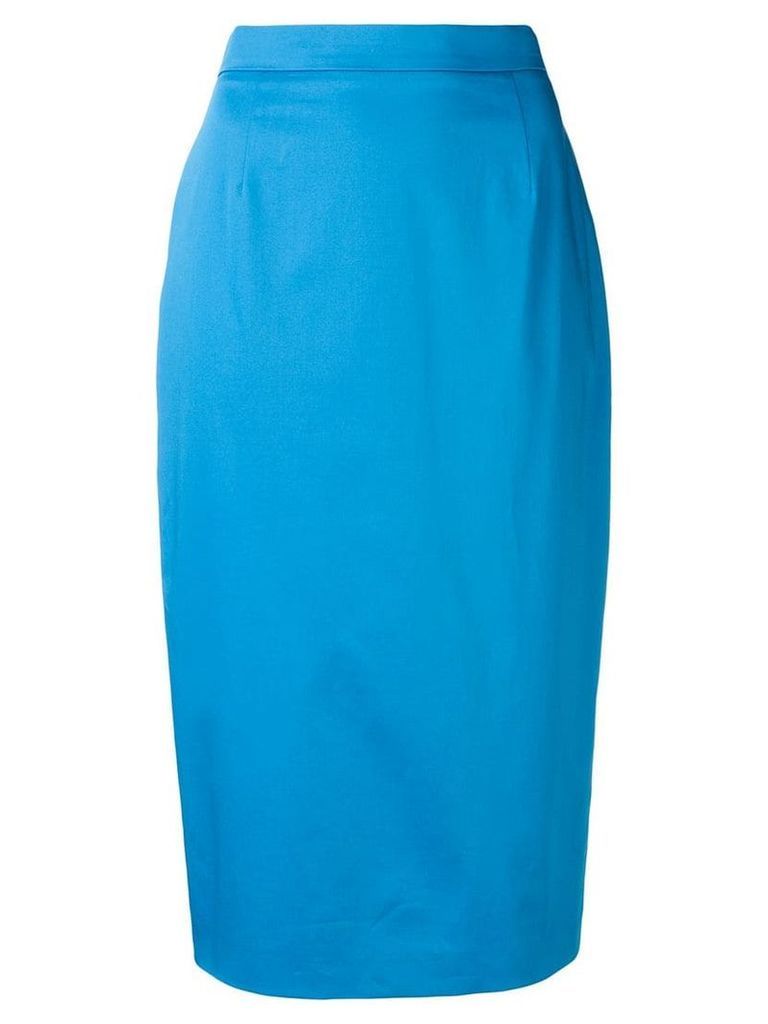 Escada high-waisted pencil skirt - Blue