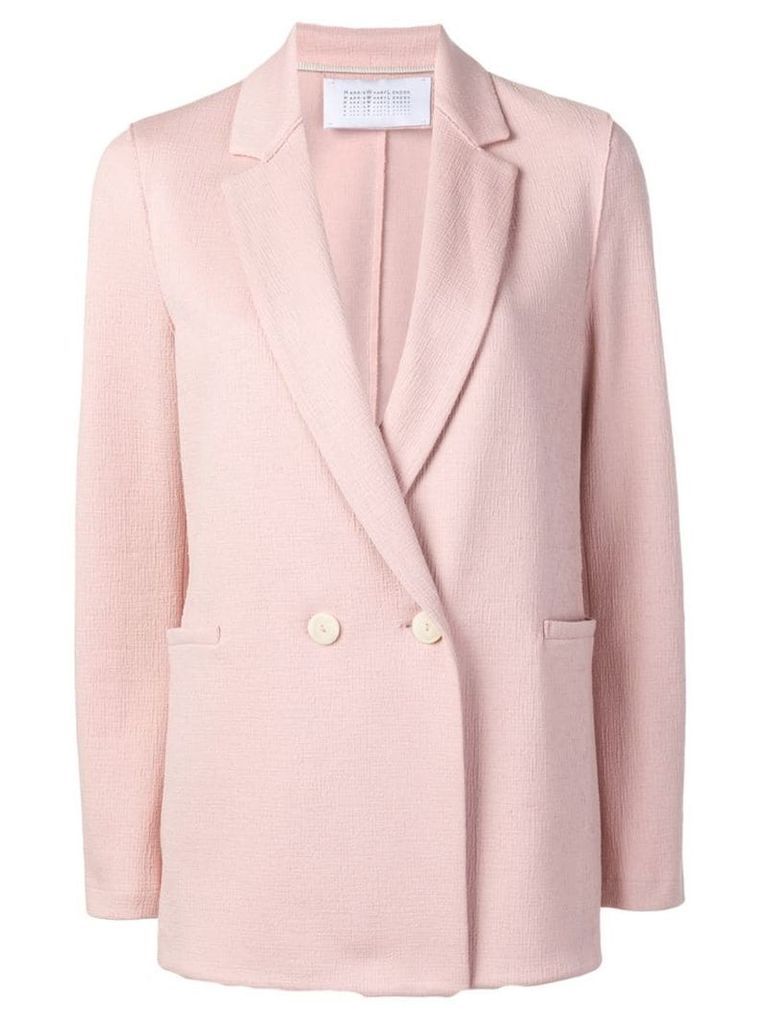 Harris Wharf London double breasted blazer - Pink