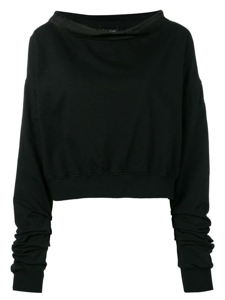 Andrea Ya'aqov boat-neck sweater - Black