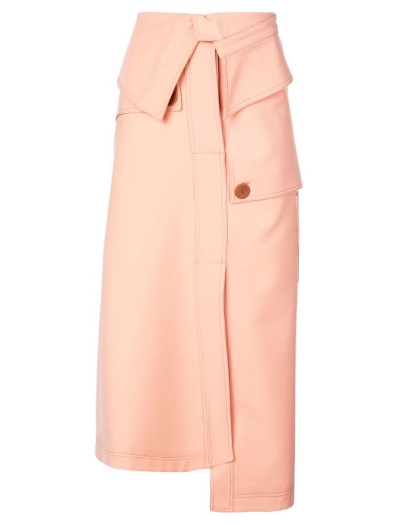 Ellery foldover waist skirt - Pink