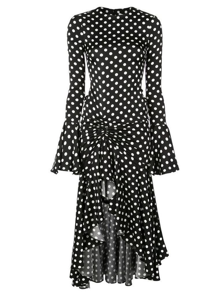 Caroline Constas polka dot print dress - Black