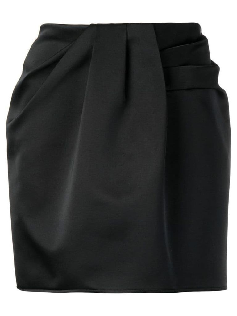 Nº21 draped skirt - Black