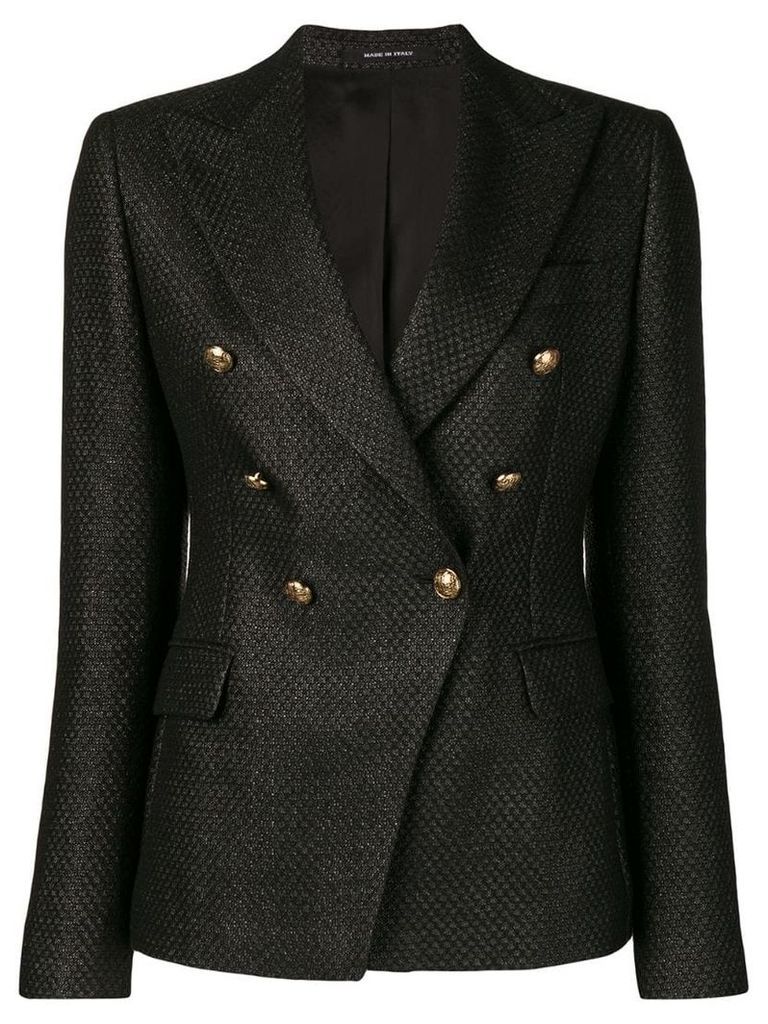 Tagliatore tailored blazer - Black