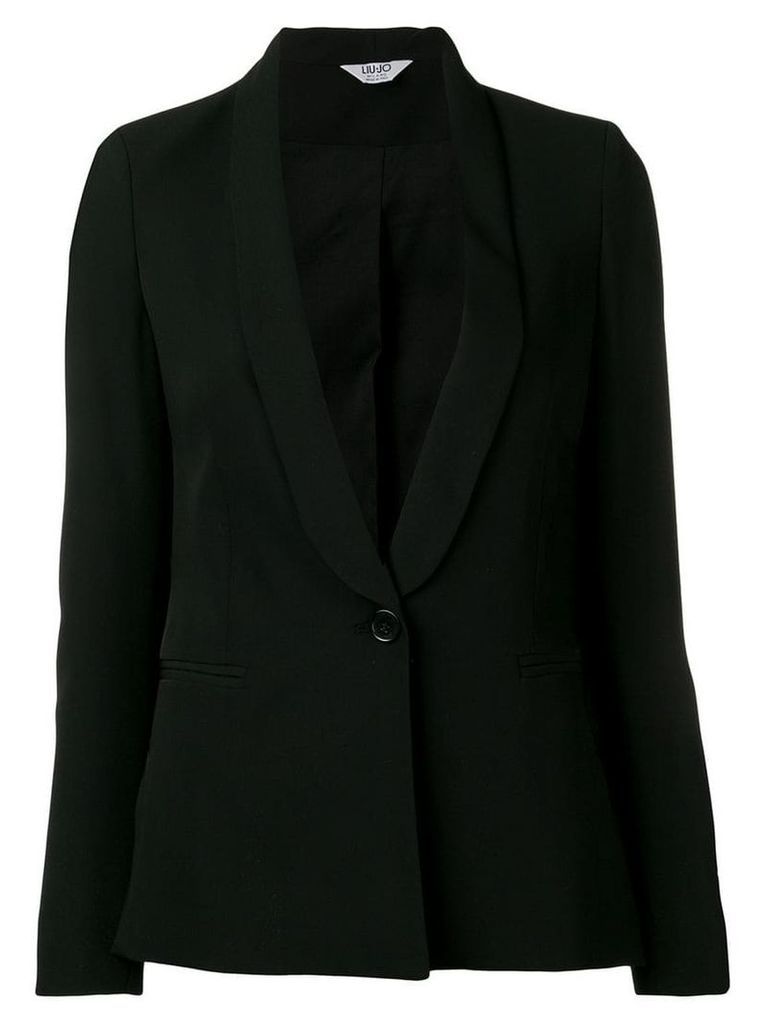 Liu Jo one-button fitted blazer - Black