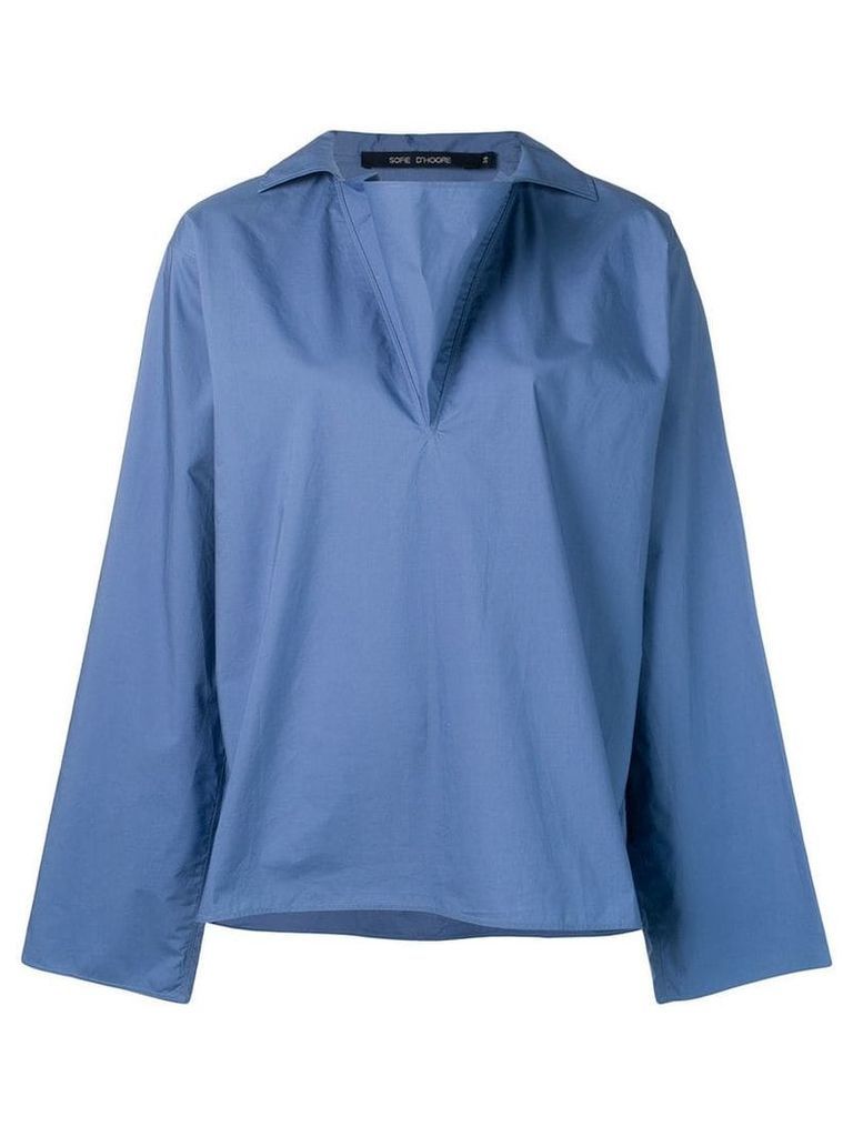 Sofie D'hoore wide sleeves blouse - Blue