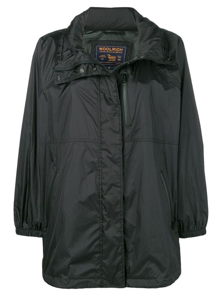 Woolrich short raincoat - Black