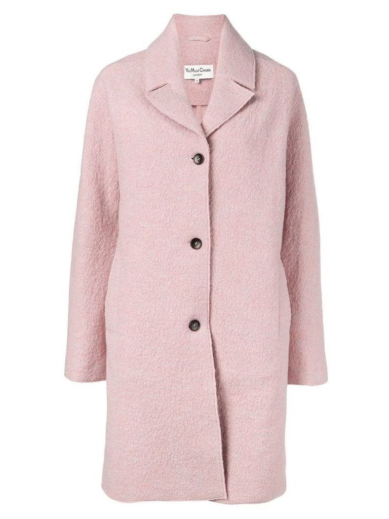 YMC textured coat - Pink