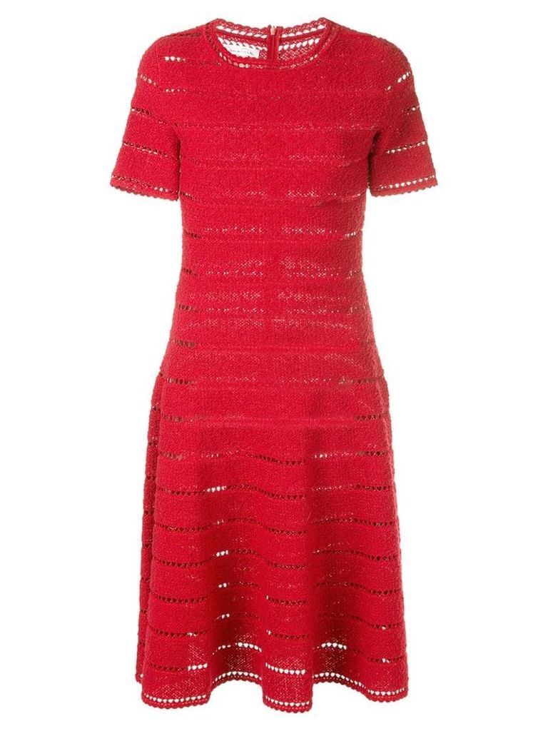Oscar de la Renta knit dress - Red