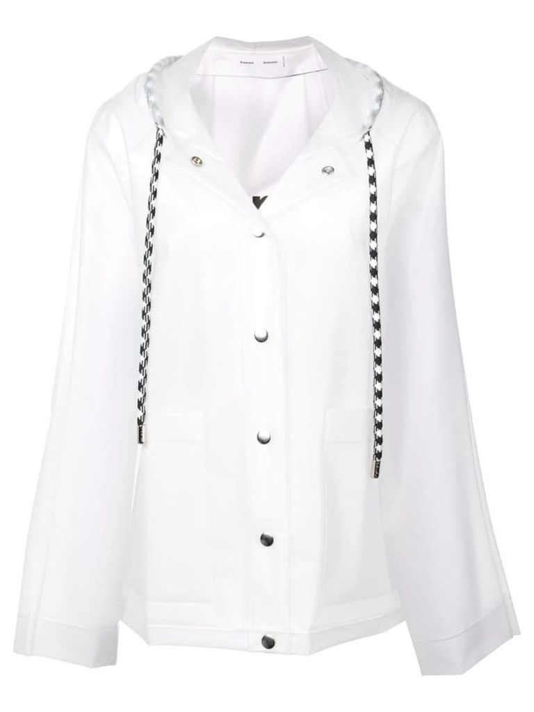 Proenza Schouler PSWL Alphabet Raincoat - White