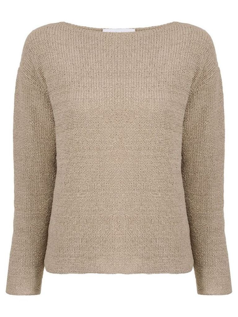 Fabiana Filippi knitted sweater - Brown