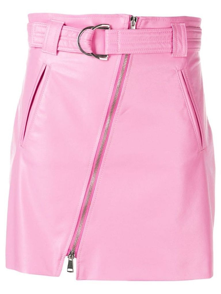 Pinko belted A-line skirt