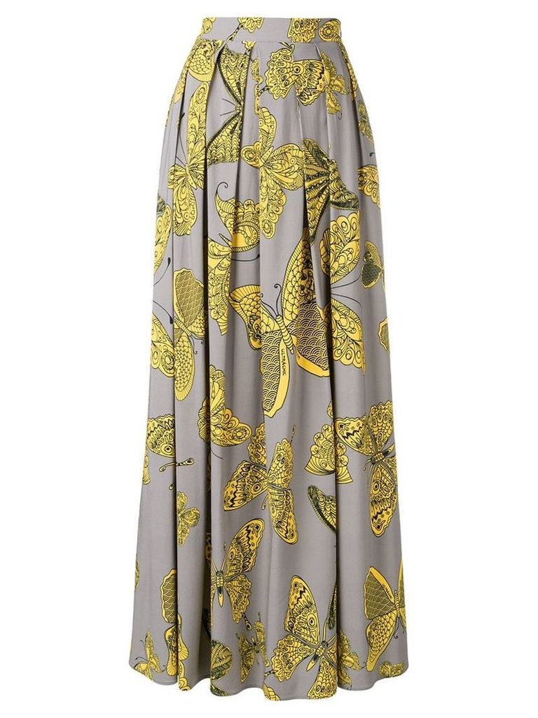 Ultràchic butterfly print skirt - Grey