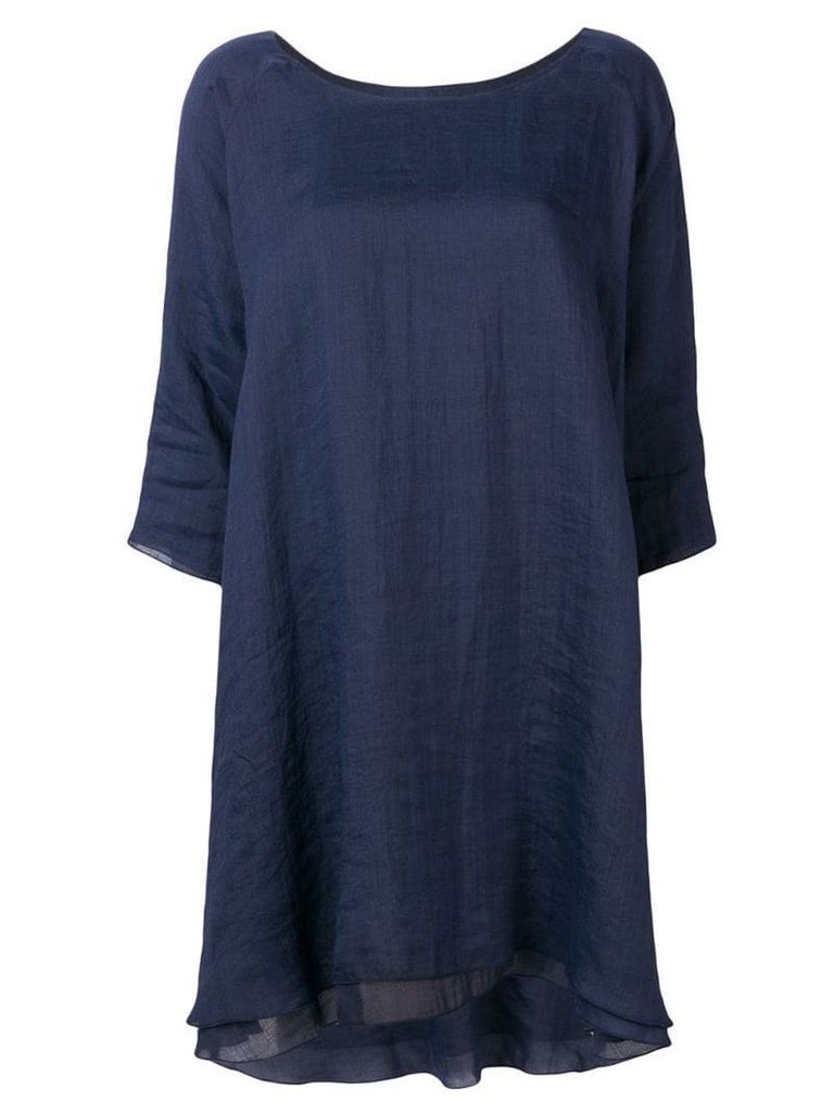 Apuntob layered dress - Blue
