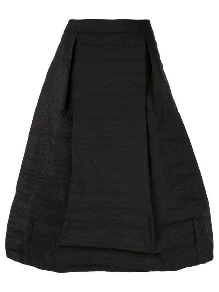 Simone Rocha full pleated midi skirt - Black