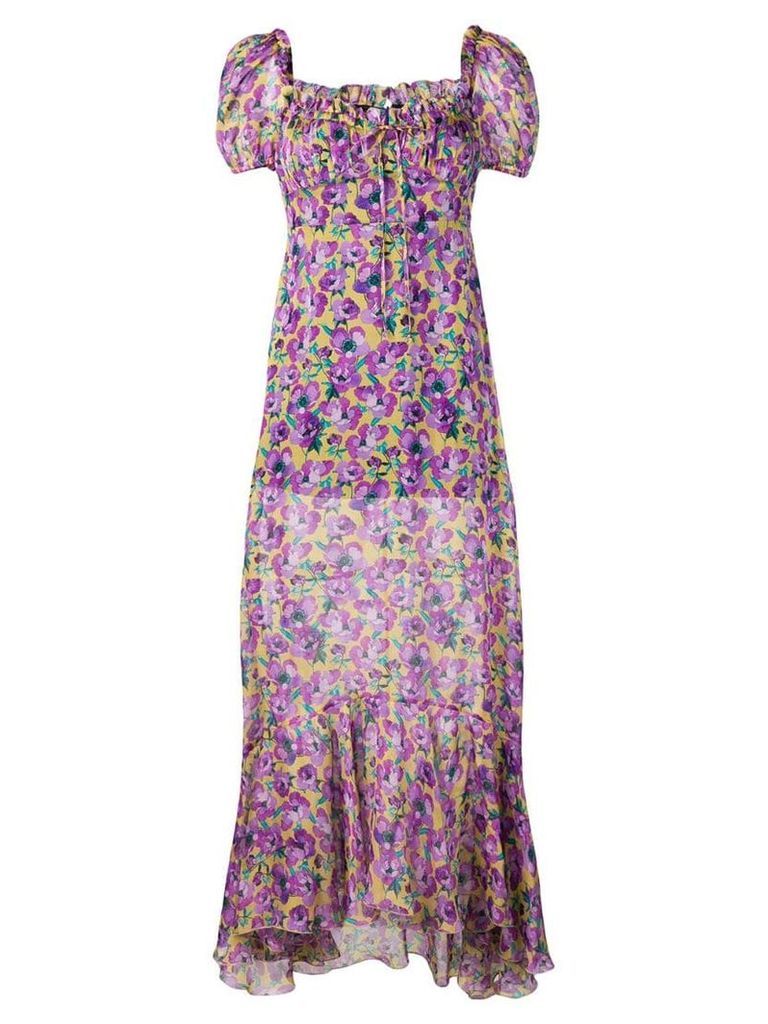 Raquel Diniz Alice chiffon dress - Purple