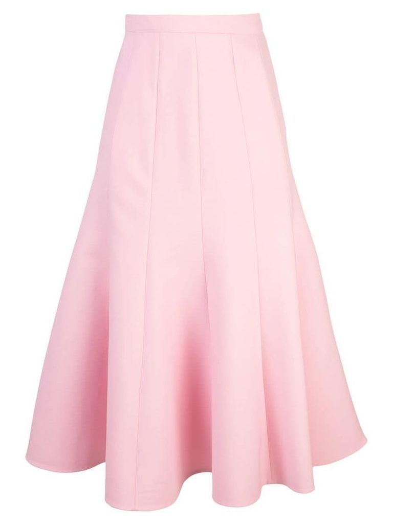 Oscar de la Renta flared skirt - Pink