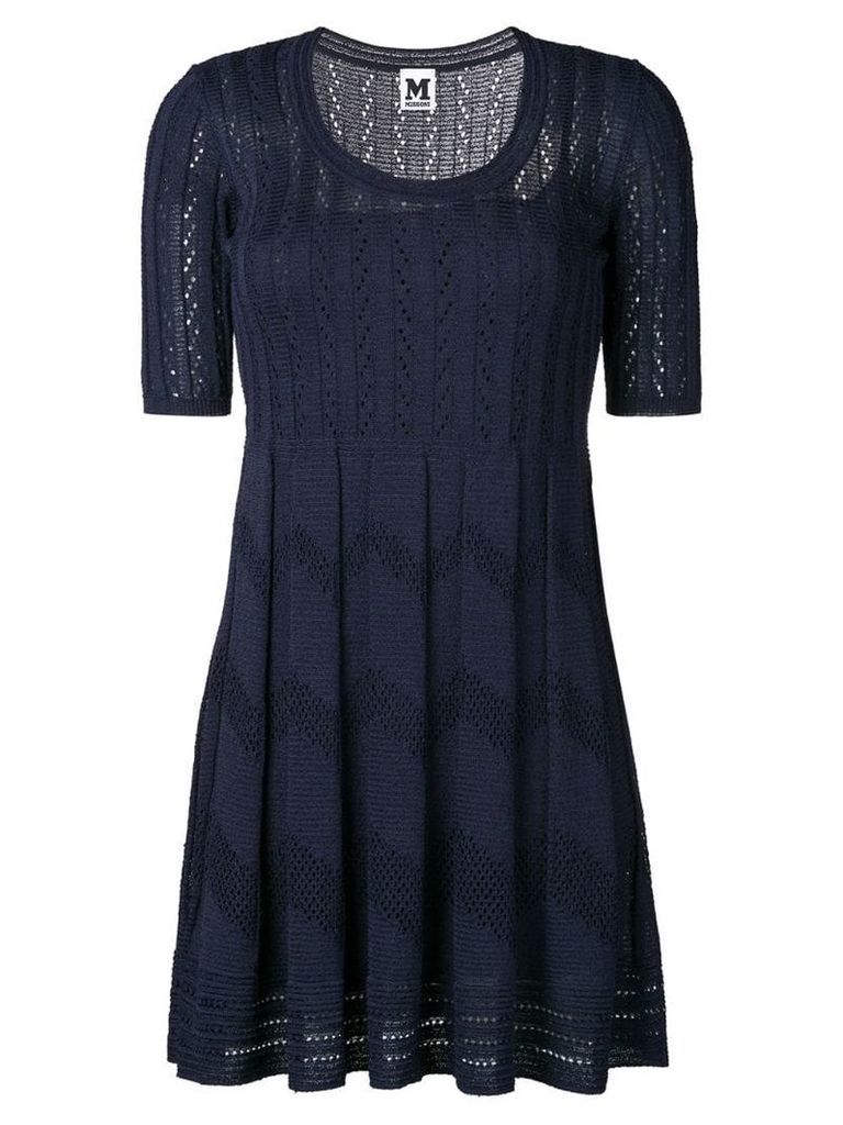 M Missoni knitted dress - Blue